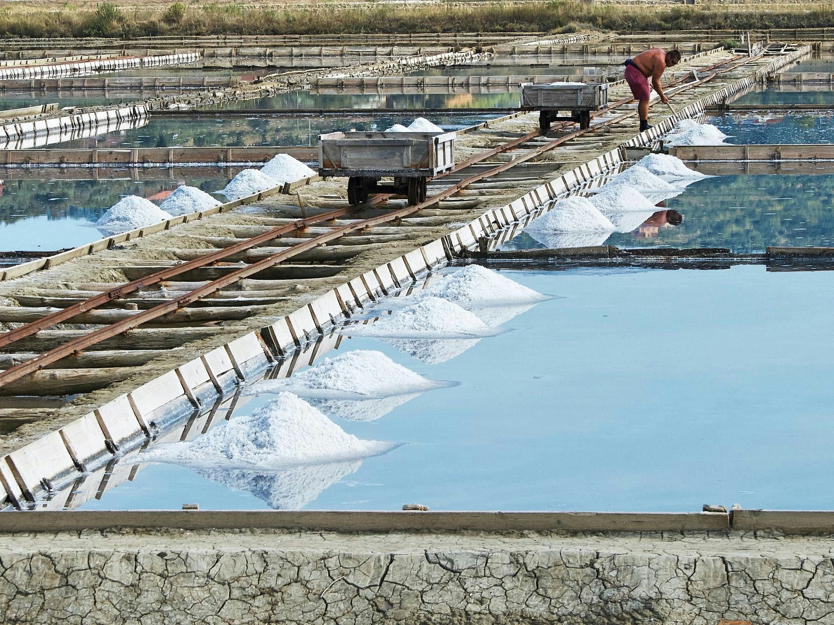 Ston, Peljesac salt works