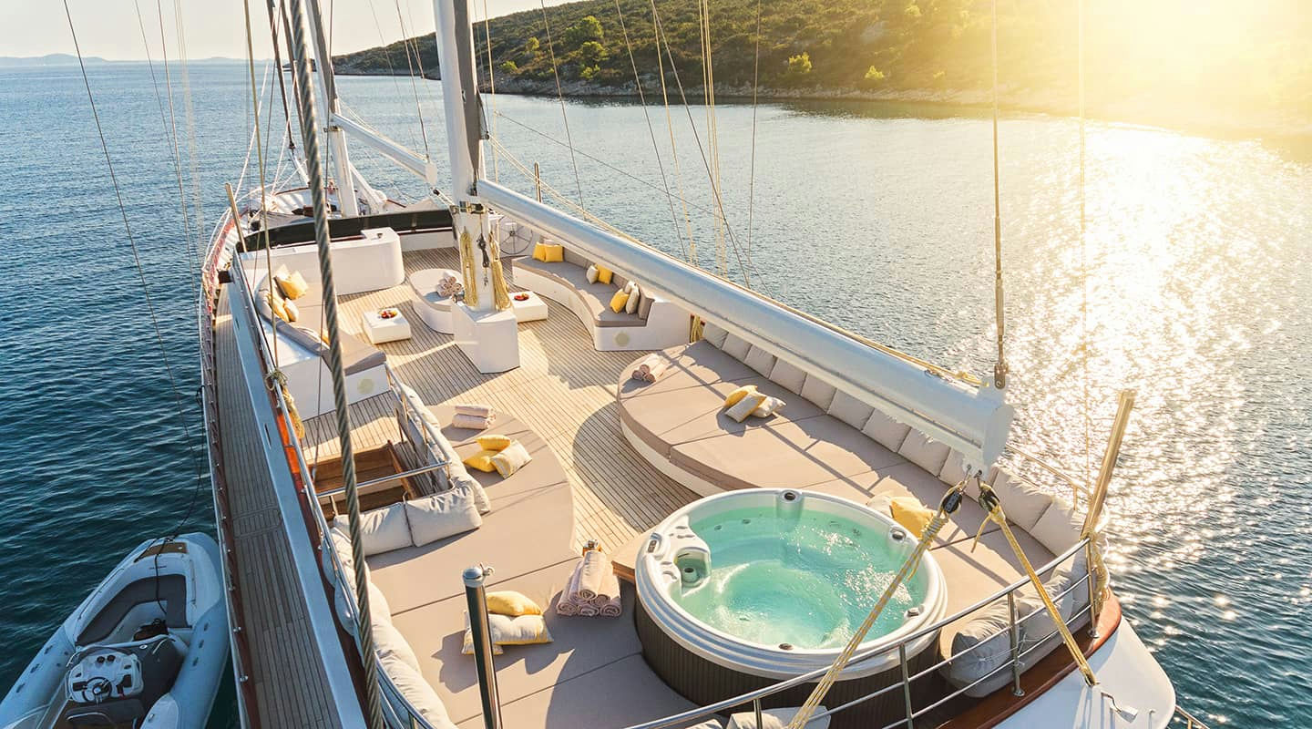 Gulet dubrovnik Upper deck