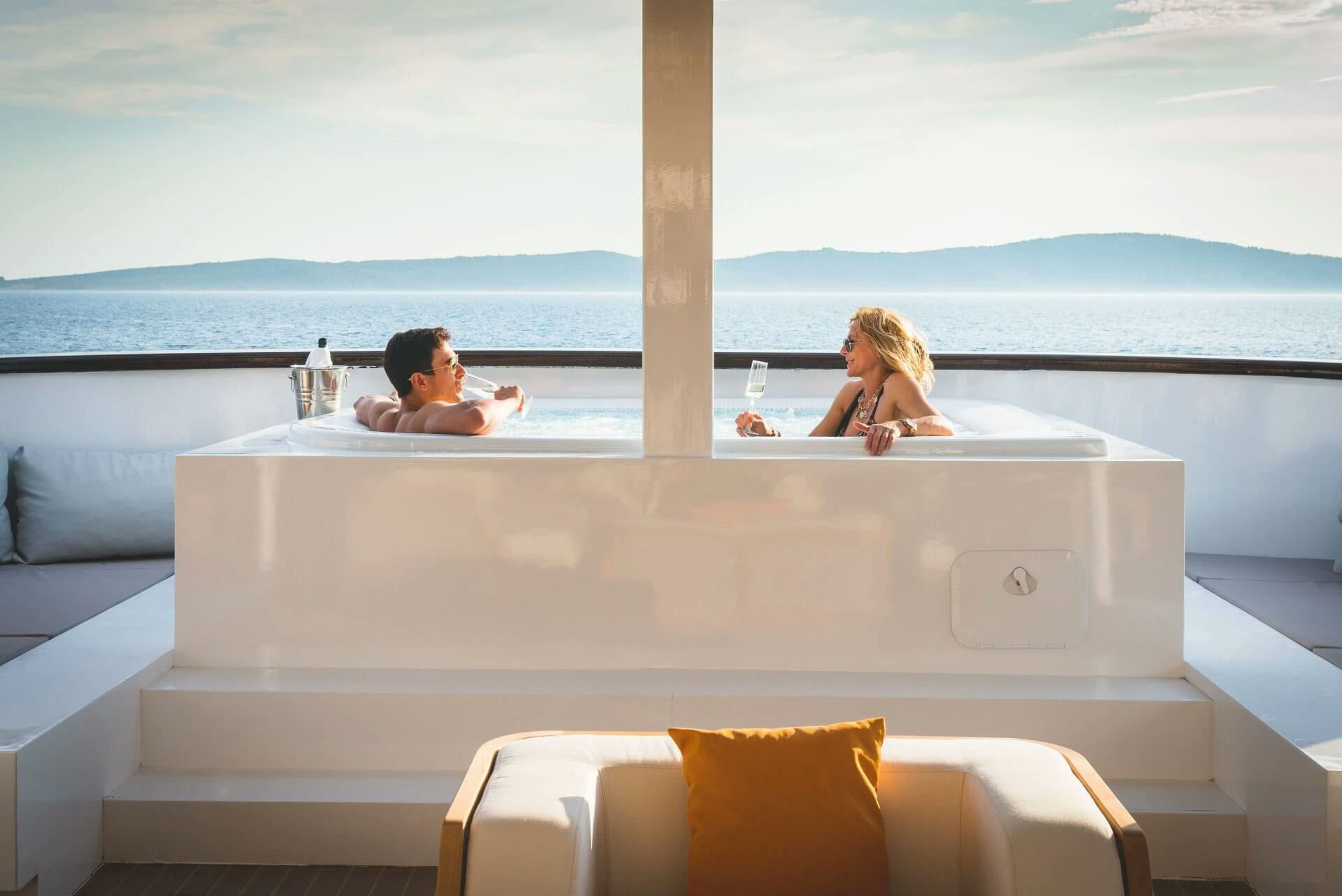 Dubrovnikcharter jacuzzi