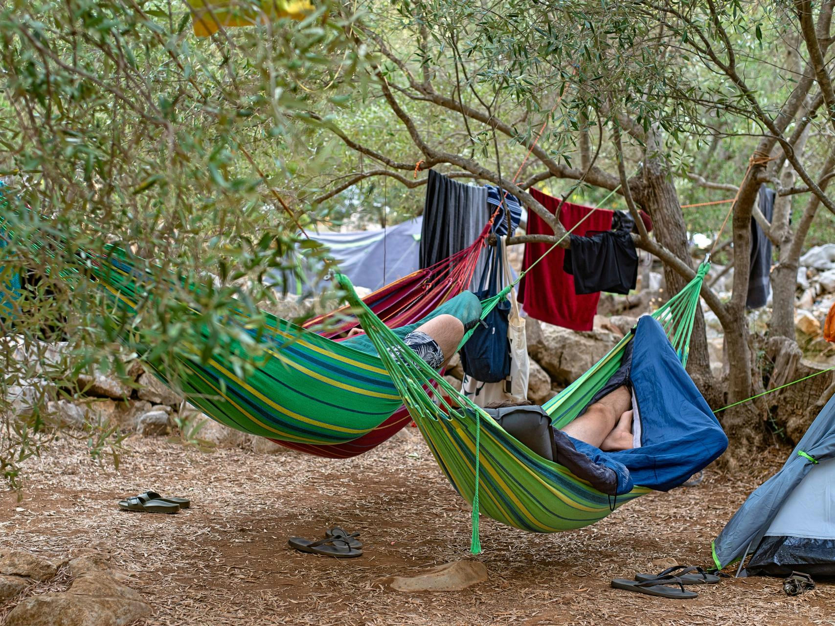 Lastovo hammock on a island