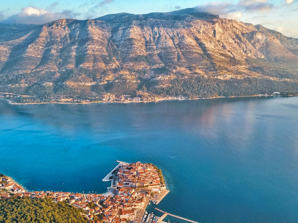 Korcula from air