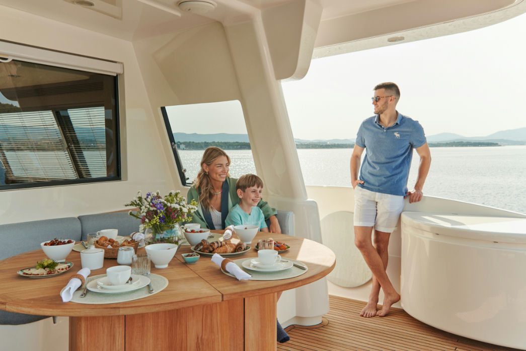 Navetta 26 Friend's Boat Sundeck Family Breakfast 2 Dubrovnik Charter