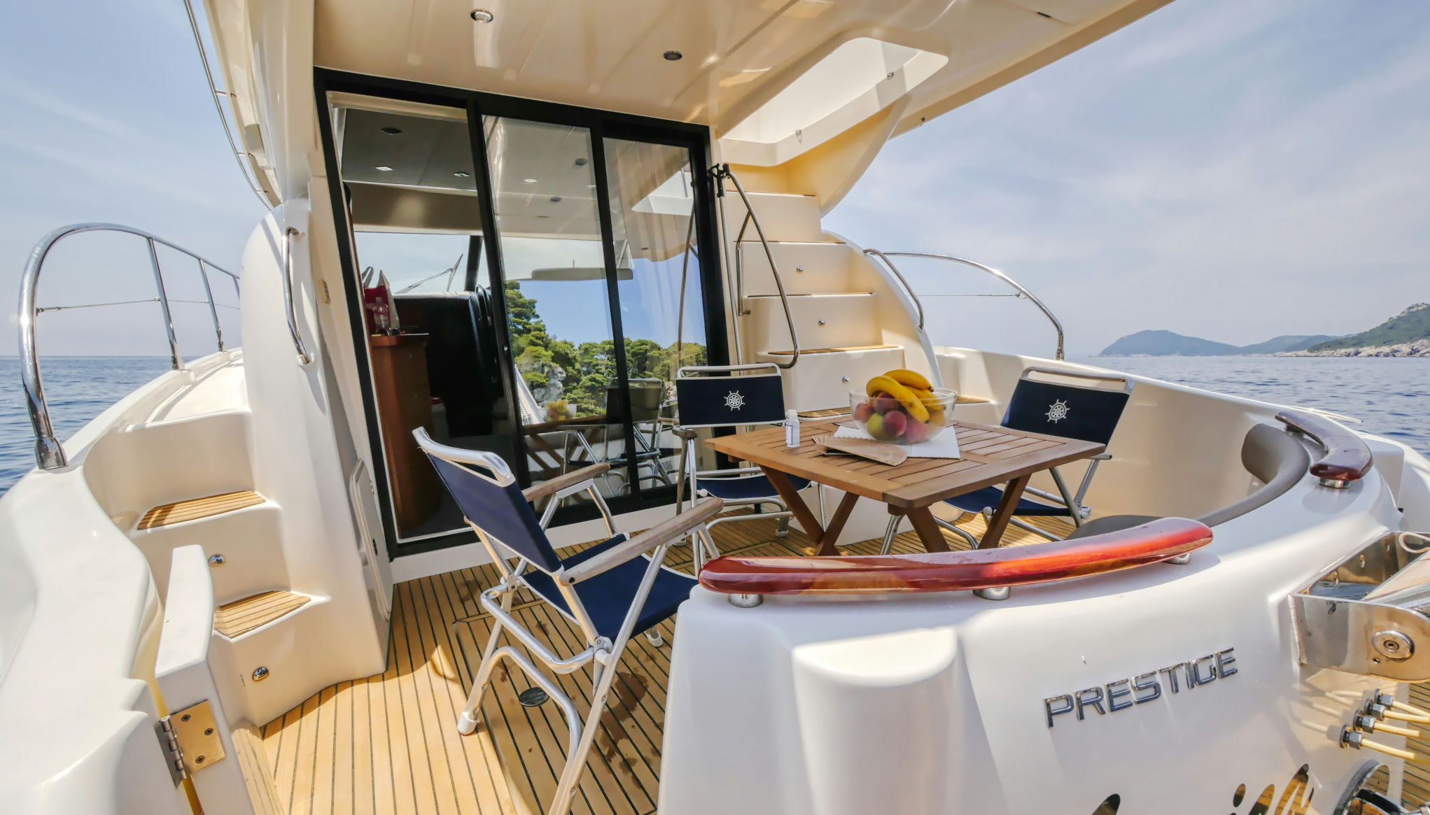 Dubrovnik Charter prestige 440 cockpit